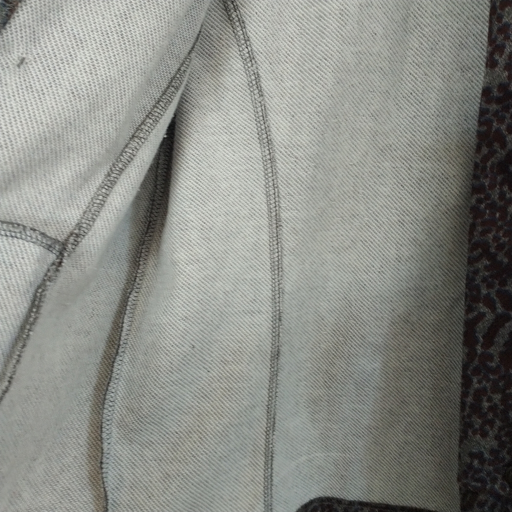 Tommy Hilfiger Animal Print Military Style Open Front Jacket Blazer M - Picture 7 of 11